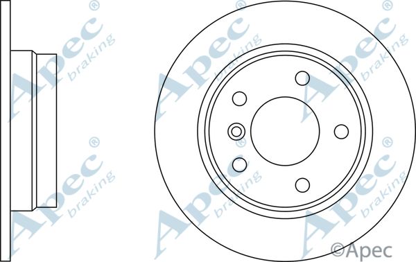 APEC BRAKING Тормозной диск DSK2477